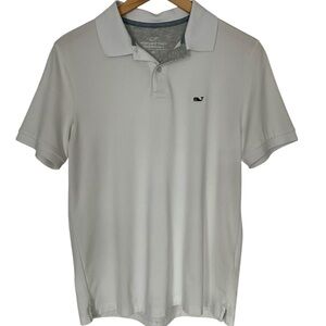 Vineyard Vines Classic Edgartown White Polo Shirt
